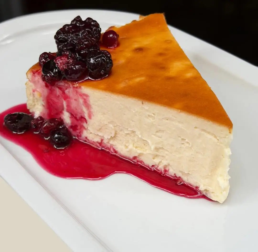 Tarta de queso vasca